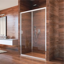 Mereo Lima sprchové dveře zasunovací, dvoudílné, 120x190 cm, chrom, sklo čiré 6 mmCK80423K