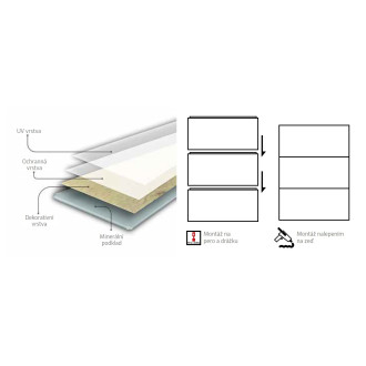 SPC nástěnný obklad vnitřní - Nero Marble