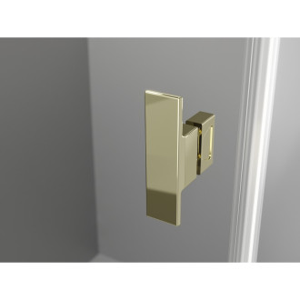 Sprchový kout Mexen Mist-H T s pravými panty 110 x 120 cm, průhledný, zlatý - 8A5T-110-120-50-00-P