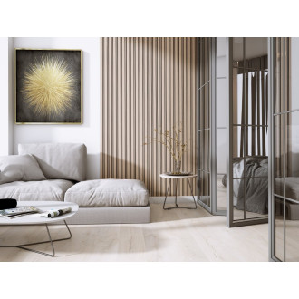 Lamelový nástěnný obklad vnitřní SÉRIE M - Dub sonoma