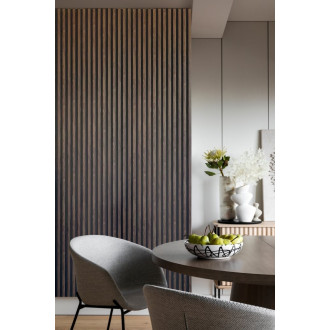 Lamelový nástěnný obklad vnitřní SÉRIE V - Ořech