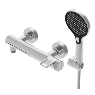 Vanová termostatická baterie COSY-10/K včetně příslušenství, chrom