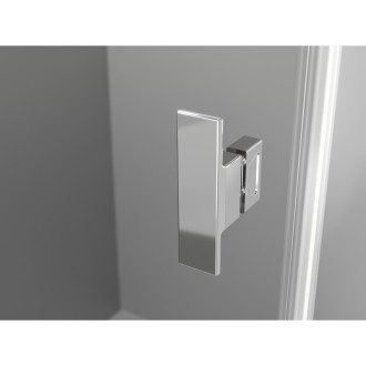 Sprchový kout Mexen Mist-H Duo s pravými panty 70 x 80 cm, průhledný, chrom - 8A5-070L-080P-01-00