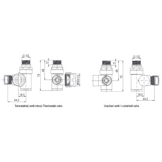 INTEGRATO-SADA, rohový ventil (Z8)