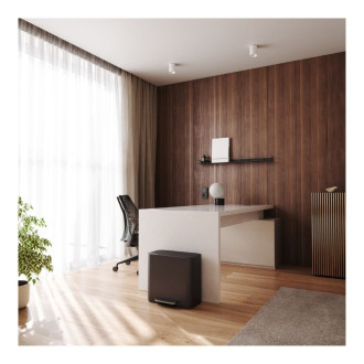 Simplehuman pedálový odpadkový koš na tříděný odpad DUAL MINI 15 L bílá ocel CW2122