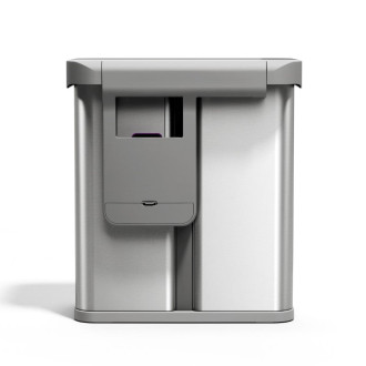 Simplehuman bezdotykový odpadkový koš DUAL SENSOR 58 L (34/24) hlasové ovládání nerez ST2050