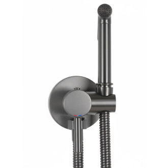 Podomítková bidetová baterie LUNGO LOOP Titan