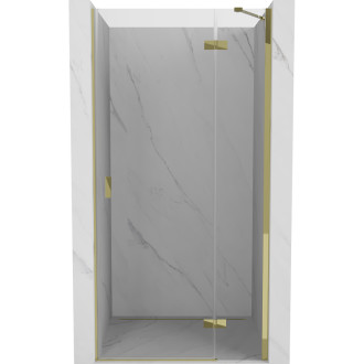 Sprchové dveře Mexen Mist-H s pravými panty 115 cm, průhledné, zlaté - 8A5-115-000-50-00-P