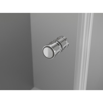 Sprchové dveře Mexen Mist-F levé skládací 70 cm, průhledné, chrom - 8A6-070-000-01-00-L