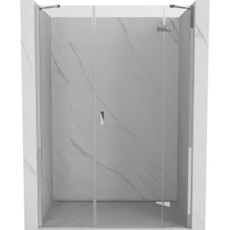 Sprchové dveře Mexen Mist-H s pravými panty 125 cm, průhledné, chrom - 8A5-125-001-01-00-P