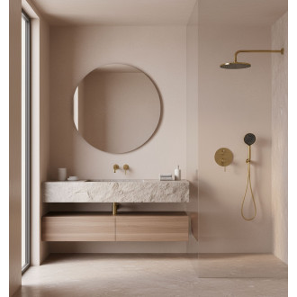 Podomítková sprchová sada Rea Foster Brush Gold + BOX