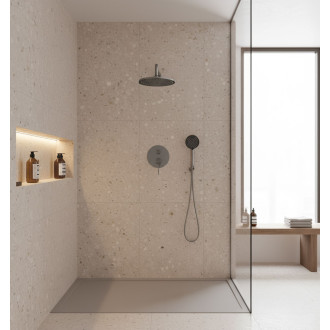 Podomítková sprchová sada Rea Foster Brush Nickel + BOX