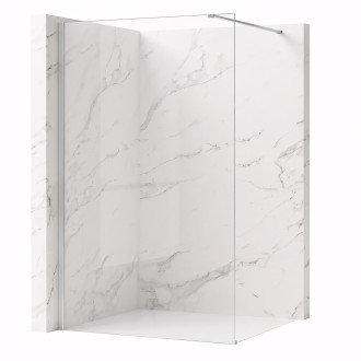 REA Sprchová zástěna Flexi Transparent / Chrome 80 KPL-K99067