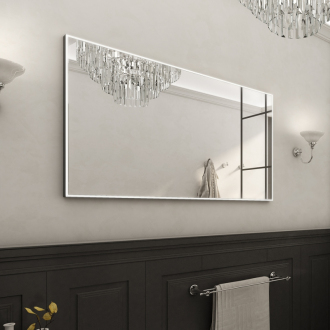 Nimco ZPC 13006-90 Černé LED zrcadlo 1200x700