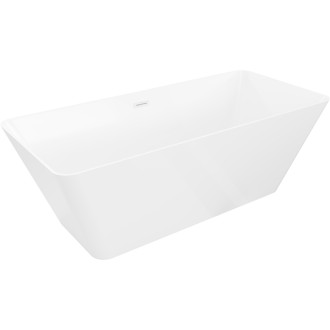 Volně stojící vana Mexen Velo Slim 170 x 75 cm, bílá, bílý přepad - 52811707500-20