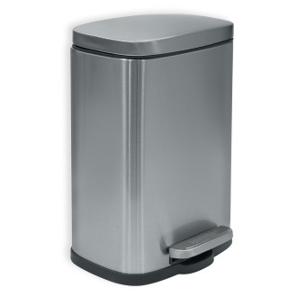 Spirella pedálový odpadkový koš AKIRA kartáčovaná nerez ocel 5 L 10.19833