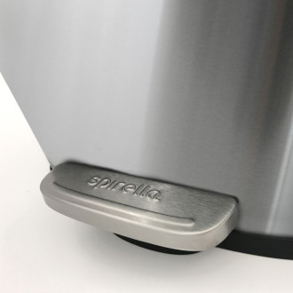 Spirella pedálový odpadkový koš AKIRA kartáčovaná nerez ocel soft-close 12 L 10.21564