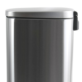 Spirella pedálový odpadkový koš AKIRA kartáčovaná nerez ocel soft-close 50 L 10.21574