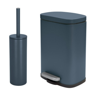Spirella pedálový odpadkový koš AKIRA matná petrolejová ocel 5 L 10.20815
