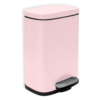 Spirella pedálový odpadkový koš AKIRA matná růžová ocel 5 L 10.20817