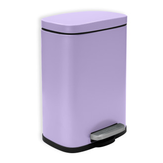 Spirella pedálový odpadkový koš AKIRA matná fialová ocel 5 L 10.22615