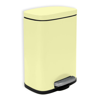 Spirella pedálový odpadkový koš AKIRA matná žlutá ocel 5 L 10.19839