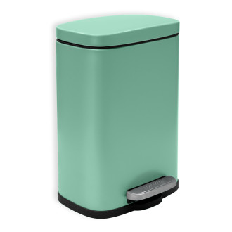 Spirella pedálový odpadkový koš AKIRA matná zelená ocel 5 L 10.19838