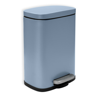 Spirella pedálový odpadkový koš AKIRA matná mlhově modrá ocel 5 L 10.20352