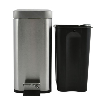 Spirella pedálový odpadkový koš ERIK kartáčovaná nerez ocel 5 L 10.20498