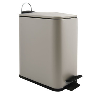 Spirella pedálový odpadkový koš ERIK matná šedo-hnědá ocel 5 L 10.21481