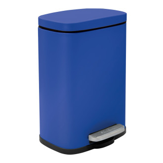 Spirella pedálový odpadkový koš AKIRA královská modrá ocel 5 L 10.21270