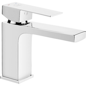 Laveo KVADRATO BLQ_022D Umyvadlová baterie včetně click-clacku, chrom