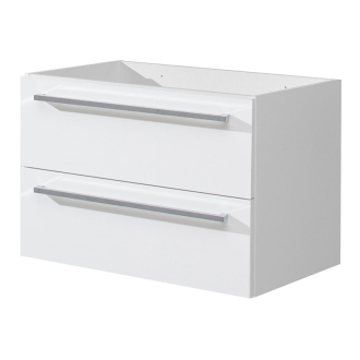 Bino, koupelnová skříňka 805x528x458 mm, spodní, lesklá bílá, 2 zásuvky CN661S