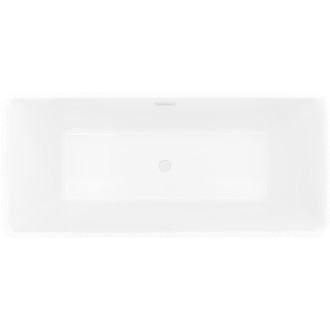 Volně stojící vana Mexen Nila s drážkovaným povrchem 170 x 75 cm, bílá, bílý přepad - 52841708000-20