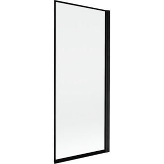 Mexen Mist vanová zástěna jednokřídlá pravá 80 x 150 cm, černý rám, černá - 8A9-080-001-70-70-P