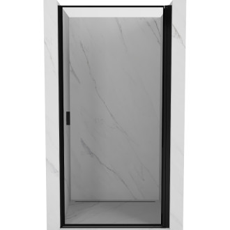 Sprchové dveře Mexen Mist-B s pravými panty 100 cm, černý rám, černé - 8A2-100-000-70-70-P