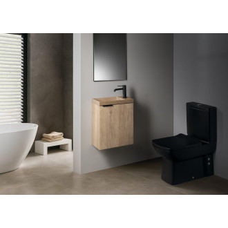 AGOS betonové umývátko 40x22cm, levé/pravé, písková pololesk