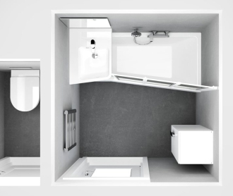Ravak Vana BE HAPPY II 150x75 L snowwhite C981000000