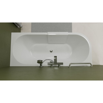 PORTAS L asymetrická vana s dvířky, 180x75x60cm, bílá