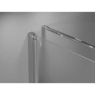 Sprchový kout Mexen Mist-B s výklopným mechanismem 85 x 80 cm, průhledný, chrom - 8A2T-085-080-01-00