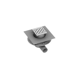 Ravak Podlahová vpusť SN501 105x105/50 - nerez X01435