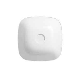 Cersanit Larga umyvadlo na desku čtverec bílá 38x38 K677-004