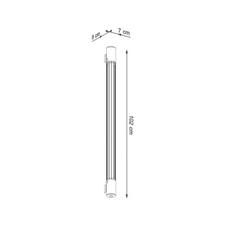 VALO Nástěnné světlo, černá TH.009CZ