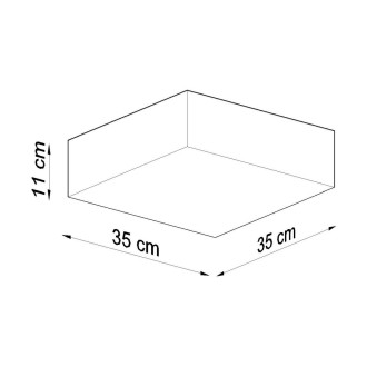 HORUS 35 Stropní světlo, bílá SL.0138