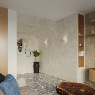 GLOBE Nástěnné keramické světlo, bílá SL.0032