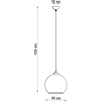 BALL Závěsné světlo, tranparentní SL.0248