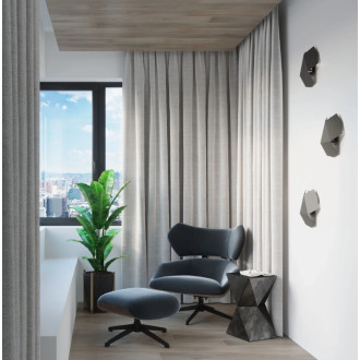 TRE Nástěnné světlo, černá SL.0425