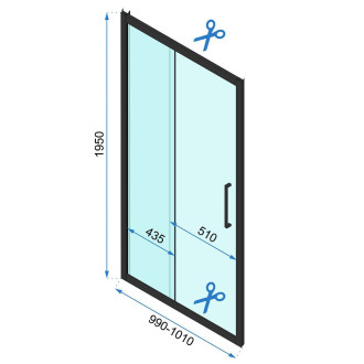 Sprchový REA Rapid Slide  Brush Gold