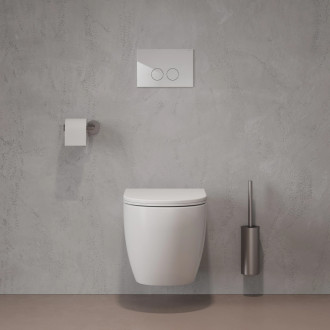 SET: STRONGFRAME stelaż podtynkowy z ECO spłuk. + MINIMAL przycisk spłukujący, biały połysk
