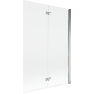 Vanová zástěna Mexen Mist 2-křídlá pravá 120 x 150 cm, průhledná, chrom - 8A9-120-002-01-00-P